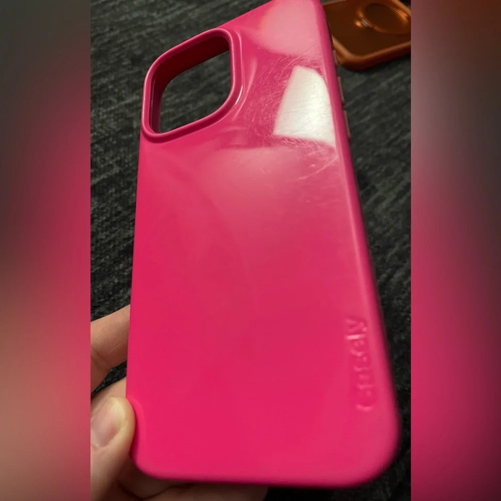 Casely Think Pink Solid Neon Pink Case, iPhone 16 Pro Max, GUC